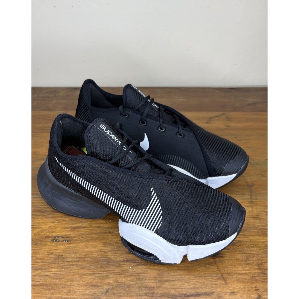 Nike Air Zoom SuperRep 2 Black White Women’s Size 9 HITT Training Shoes